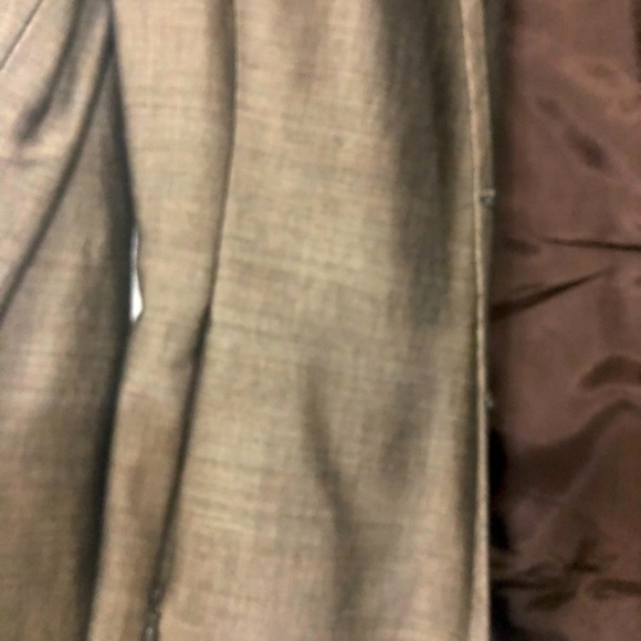 Kenneth Cole‎ bronze metallic silk shantung look slim fit modern blazer Size 2 - Picture 15 of 16